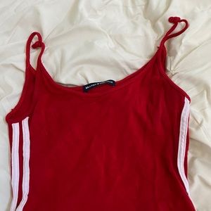 red brandy tank top